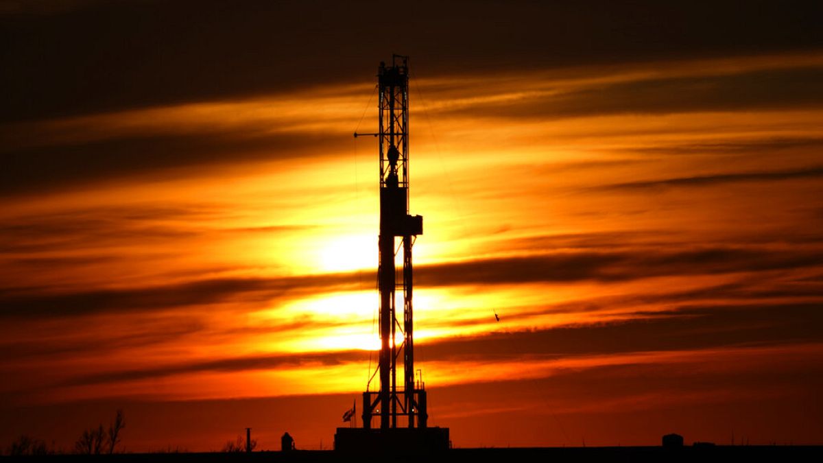 Αντλία πετρελαίου στην Οκλαχόμα των ΗΠΑ - φώτο αρχείου