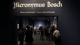 A Bosch-kiállítás bejárata / Szépművészeti Múzeum, Budapest