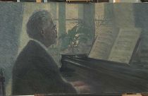 Считавшаяся утерянной картина Эгона Шиле "Леопольд Чихачек за фортепиано"
