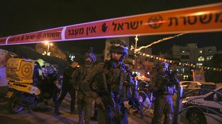 الشرطة الإسرائيلة في موقع هجوم إلعاد