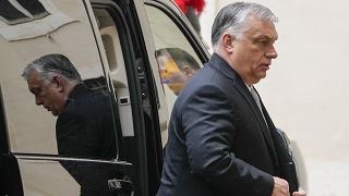 Le Premier ministre hongrois Viktor Orban lors d'un déplacement au Vatican jeudi 21 avril 2022.