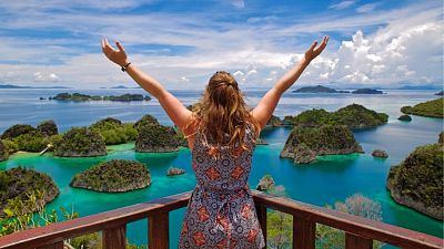 The view from Piaynemo Raja Ampat, Indonesia