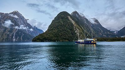Milford Sound is a popular New Zealand tourist spot