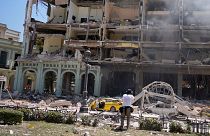 Hotel Saratoga ficou parcialmente destruído após explosão