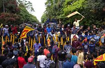 Manifestazioni di protesta a Colombo, capitale dello Sri Lanka. (6.5.2022)