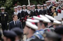 Macron'un ikinci dönem görevi için tören düzenlendi