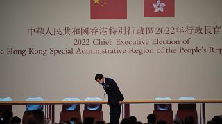 John Lee, désigné chef de l'exécutif de Hong Kong, le 8 mai 2022