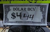 Cambio tra bolivar venezuelano e dollaro americano.