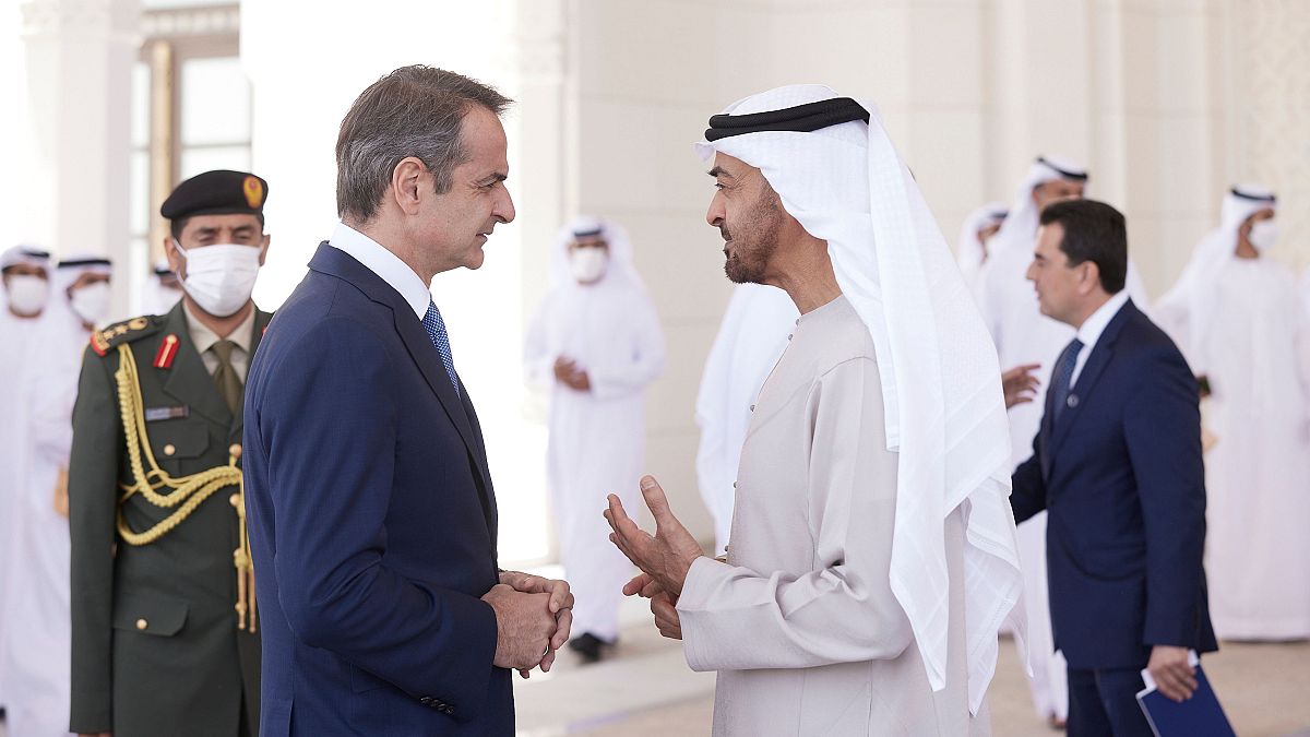 Ο Πρωθυπουργός Κυριάκος Μητσοτάκης συναντήθηκε με τον Διάδοχο του Θρόνου του Άμπου Ντάμπι Mohammed Bin Zayed Al Nahyan