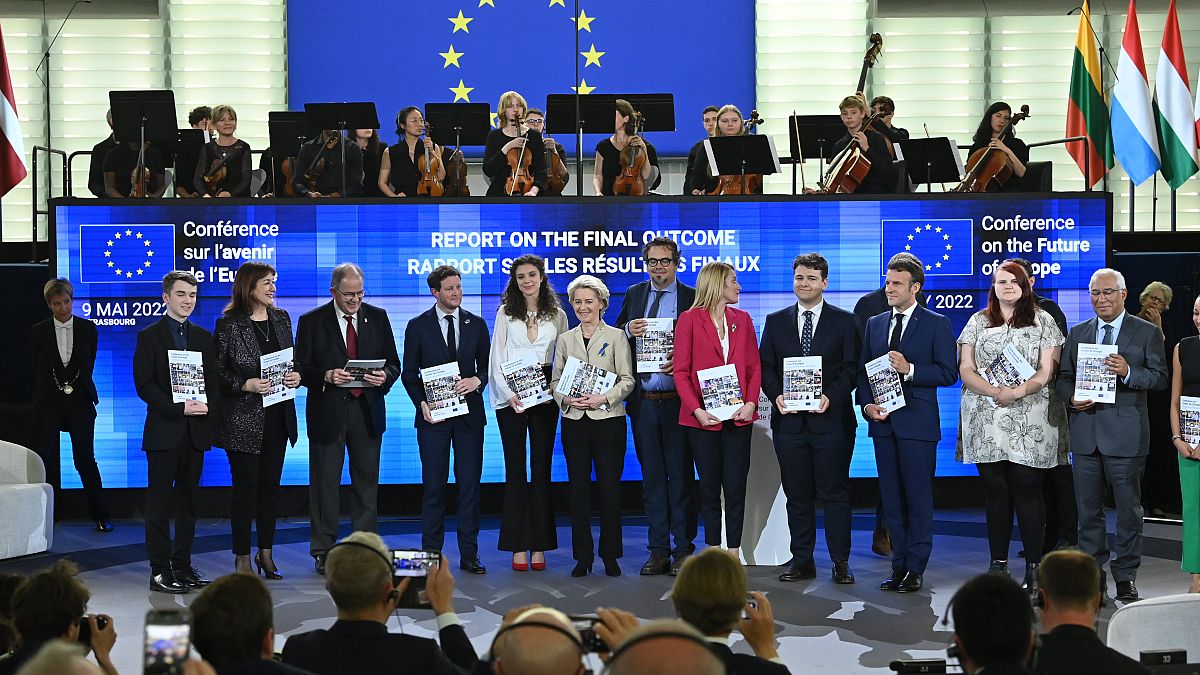 Η Ούρσουλα Φοντ Ντερ Λάιεν στη διάσκεψη για το Μέλλον της Ευρώπης