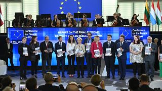Parlamento Europeu encheu-se de jovens que participaram na Conferência sobre o Futuro da Europa