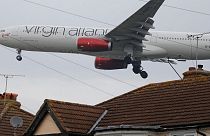 Ein Flugzeug der Airline Virgin Atlantic