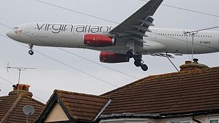 Ein Flugzeug der Airline Virgin Atlantic
