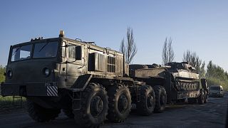 Katonai transzport a Donyec-térségben