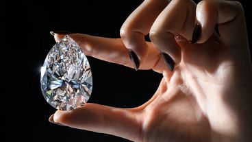 A white diamond, dubbed 'The Rock', could fetch up to $30 million or more at a Christie's auction