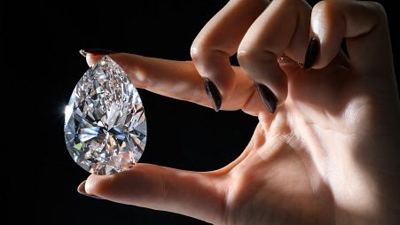 A white diamond, dubbed 'The Rock', could fetch up to $30 million or more at a Christie's auction