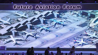 منتدى طيران المستقبل في العاصمة السعودية الرياض، 9 مايو 2022.