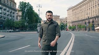 Zelenskyy says his country will eventually defeat the Russians in Victory Day address