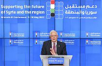 Глава европейской дипломатии Жозеп Боррель на Конференции "В поддержку будущего Сирии и региона", 10 мая 2022 г.
