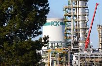 The PCK oil refinery in eastern Germany