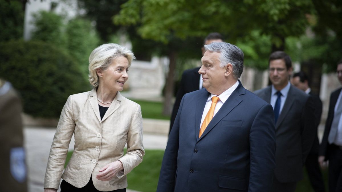 Ursula von der Leyen és Orbán Viktor Budapesten 