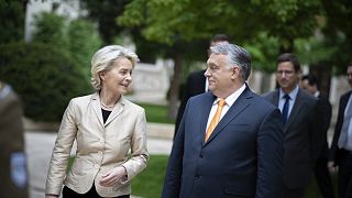 Ursula von der Leyen és Orbán Viktor Budapesten
