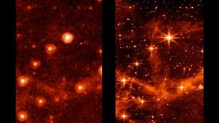 مقایسه تصاویر تلسکوپ جیمز وب و تلسکوپ بازنشسته اسپیتزر 