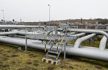 Eine Teilansicht der Pumpstation der Ölpipeline Friendship I in Tupa, Slowakei, nahe der ungarischen Grenze, 9. Februar 2015.