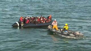 Migrantes no Canal da Mancha