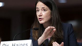 US-Geheimdienstkoordinatorin Avril Haines bei einer Anhörung des Senats in Washington