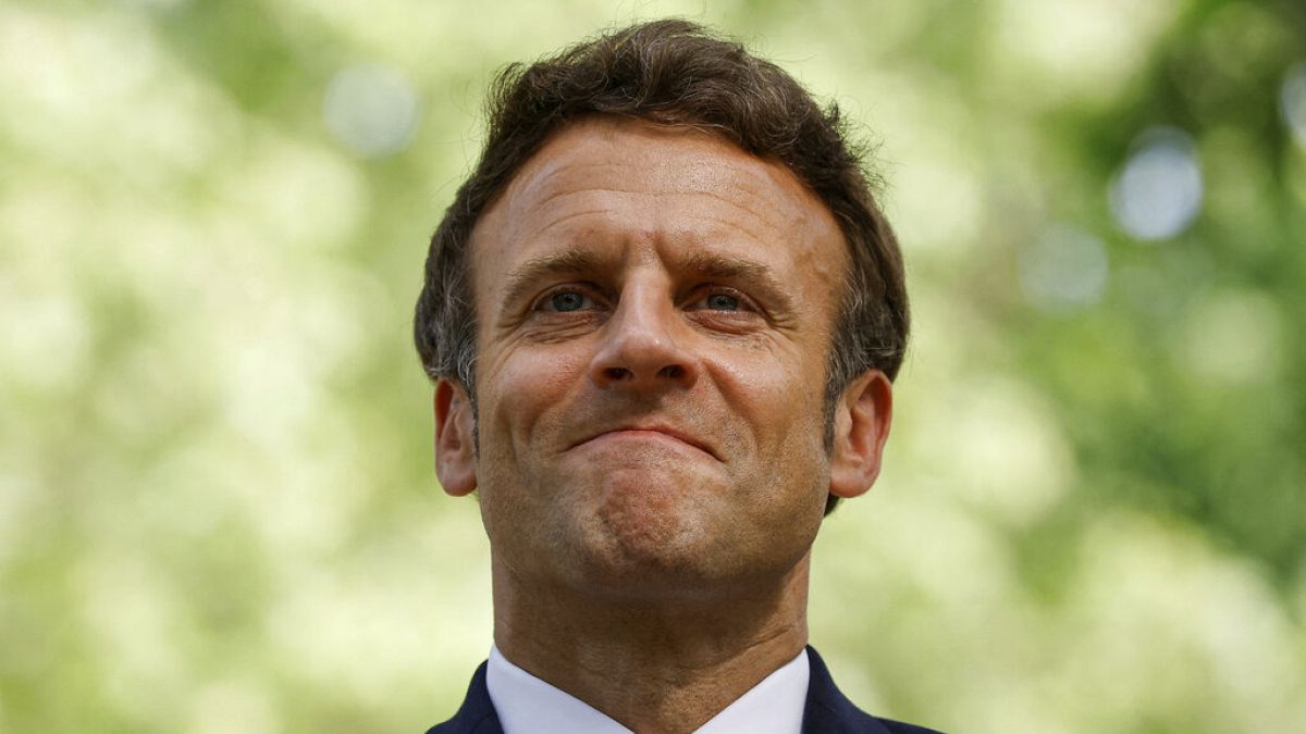 Emmanuel Macron à Paris le 10 mai 2022