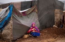 اردوگاه پناهجویان سوری در شمال ادلیب نوامبر ۲۰۲۱