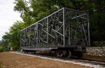'Rail Car', Dylan's largest sculpture to date, will be permanently exhibited at the Art Center of Château la Coste in a Provence