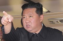 An undated photo of North Korean President Kim Jong Un provided on April 17, 2022