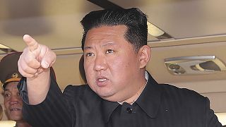 An undated photo of North Korean President Kim Jong Un provided on April 17, 2022