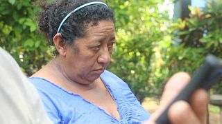 Idalia Paz, miembro de una de las familias nicaragüenses demandantes
