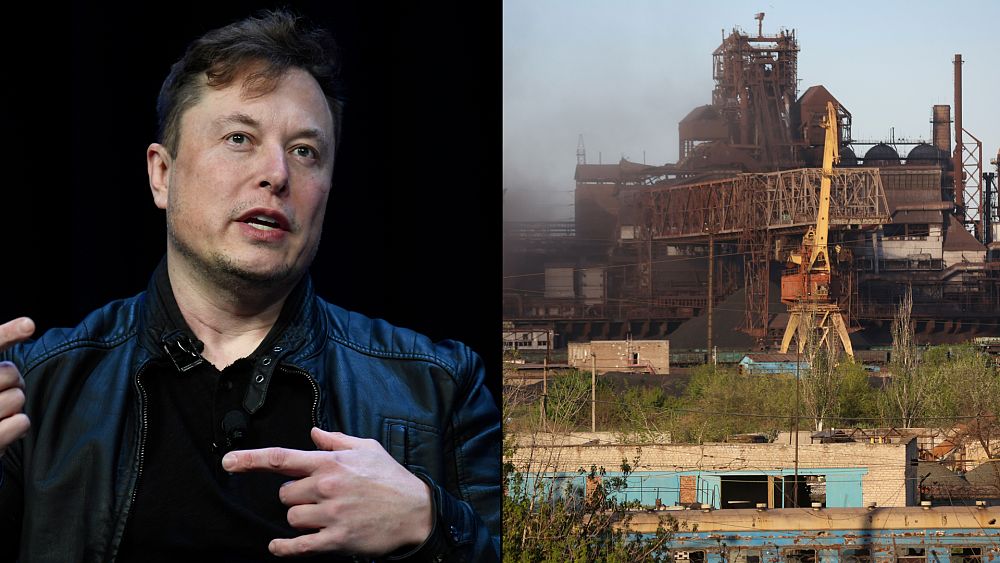 Ukraine war: Commander in besieged Mariupol steel works asks Elon Musk for help - Euronews