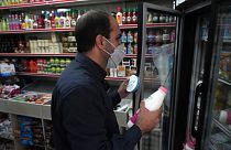Tahran'da bir süpermarket
