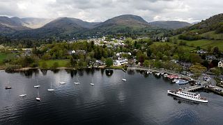 Lake Windermere in the Lake District, Cumbria, is the largest natural lake in England.