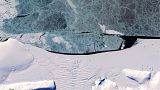 Sea ice off the eastern Antarctic Peninsula captured by the USGS/NASA Landsat 8 satellite