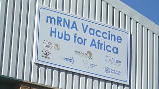Hub vaccinale in Sudafrica.