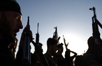 Suriye'deki IŞİD militanları 