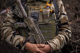 ukrán katona Kutuzivkánál