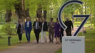Ministros dos Negócios Estrangeiros dos países do G7, na Alemanha