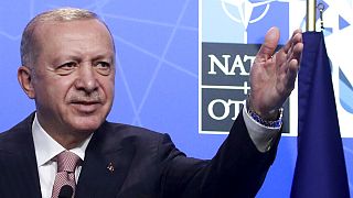 Ο Τούρκος πρόεδρος Ρετζέπ Ταγίπ Ερντογάν σε σύνοδο κορυφής του ΝΑΤΟ - φώτο αρχείου