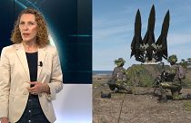 Beatriz Beiras, Euronews /  61 batallón de defensa antiaérea del Ejército sueco en Gotland, Suecia 2022