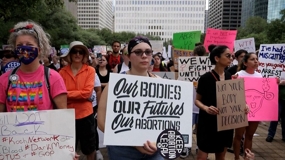 Thousands expected to rally across US for abortion rights