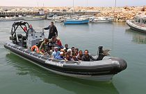انقاذ مهاجرين قبالة السواحل التونسية- أرشيف.