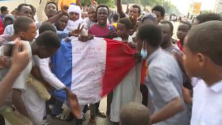  Hundreds stage anti-French Protest In N'djamena