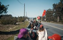 Hundreds of students marched 400 km for climate justice in Portugal